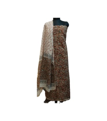 Gulmohur Cotton Ajrakh Suit