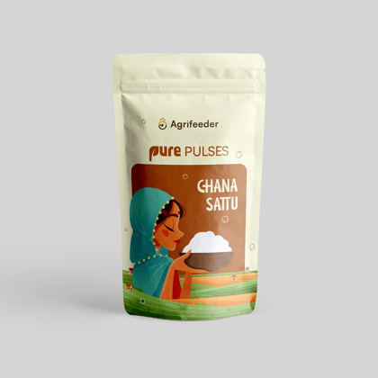 Agrifeeder Chana Sattu - 500gm Pouch Agrifeeder Chana Sattu - 500gm Pouch