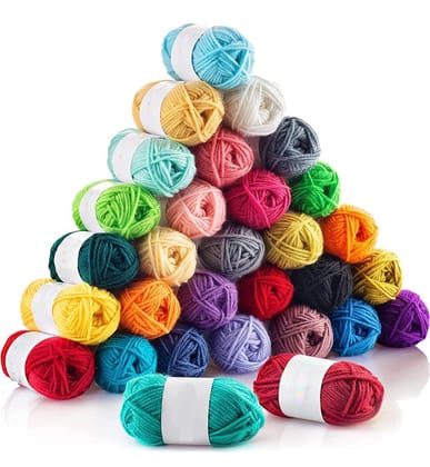 M.G ENTERPRISE Wool 12 pc Combo Mix Colours 16 g each Wool Ball. Hand Knitting Art Craft Soft Fingering Crochet Hook Yarn, Needle Knitting Thread Dyed M.G ENTERPRISE Wool 12 pc Combo Mix Colours 16 g each Wool Ball. Hand Knitting Art Craft Soft Fingering Crochet Hook Yarn, Needle Knitting Thread Dyed
