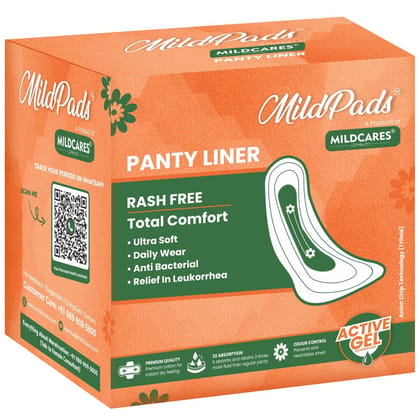MildCares Ultra Thin Daily Panty Liners | Protects You Against Spotting & Unwanted Discharge | Ultra soft, Anti-Bacterial Relief for Leukorrhea MildCares Ultra Thin Daily Panty Liners | Protects You Against Spotting & Unwanted Discharge | Ultra soft, Anti-Bacterial Relief for Leukorrhea