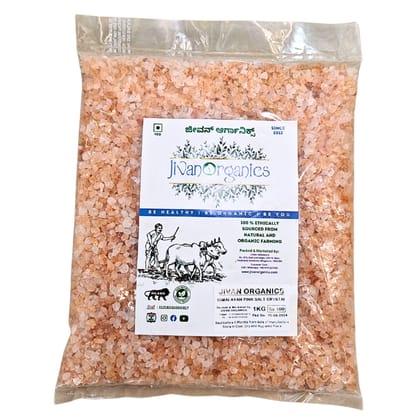 Jivan Organics | Himalayan Pink Salt Crystal | 1KG Jivan Organics | Himalayan Pink Salt Crystal | 1KG