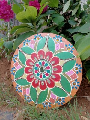 Floral Mandala Wall Decor