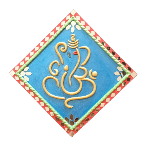 Exquisite Lord Ganesha Lippan Art
