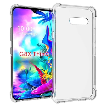 USTIYA for LG G8X ThinQ Case / LG V50S ThinQ Case Clear TPU Four Corners Cover Transparent Soft funda USTIYA for LG G8X ThinQ Case / LG V50S ThinQ Case Clear TPU Four Corners Cover Transparent Soft funda