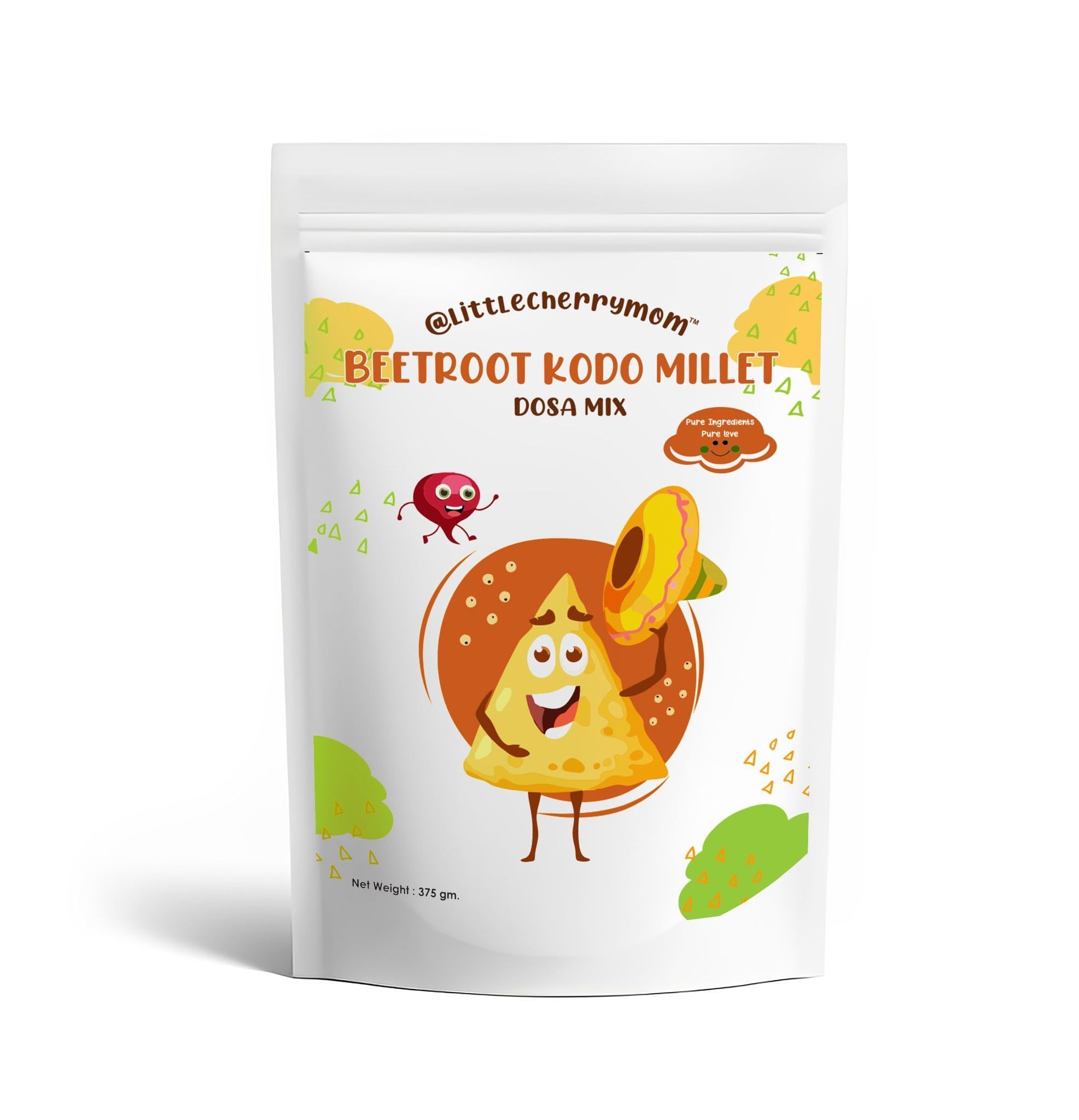 Beetroot Kodo Millet Instant Dosa/Idli Mix – 375 grams