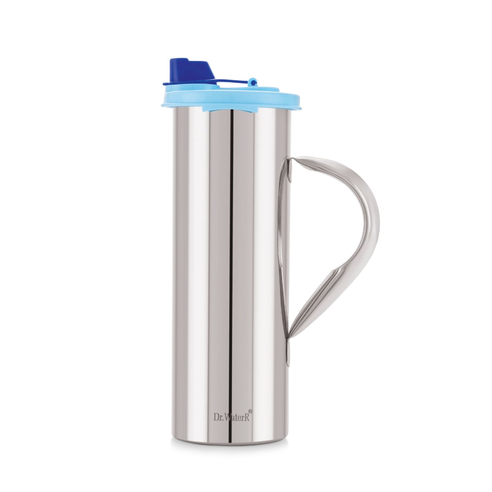Dr. WaterR Stainless Steel Oil Dispenser with Nozzle | For kitchen | Oil Container | Oil Pourer | Oil Pot | Oil Can | Oil Bottle | Oil Dropper | Oil dispenser with Handle (1 Litre)