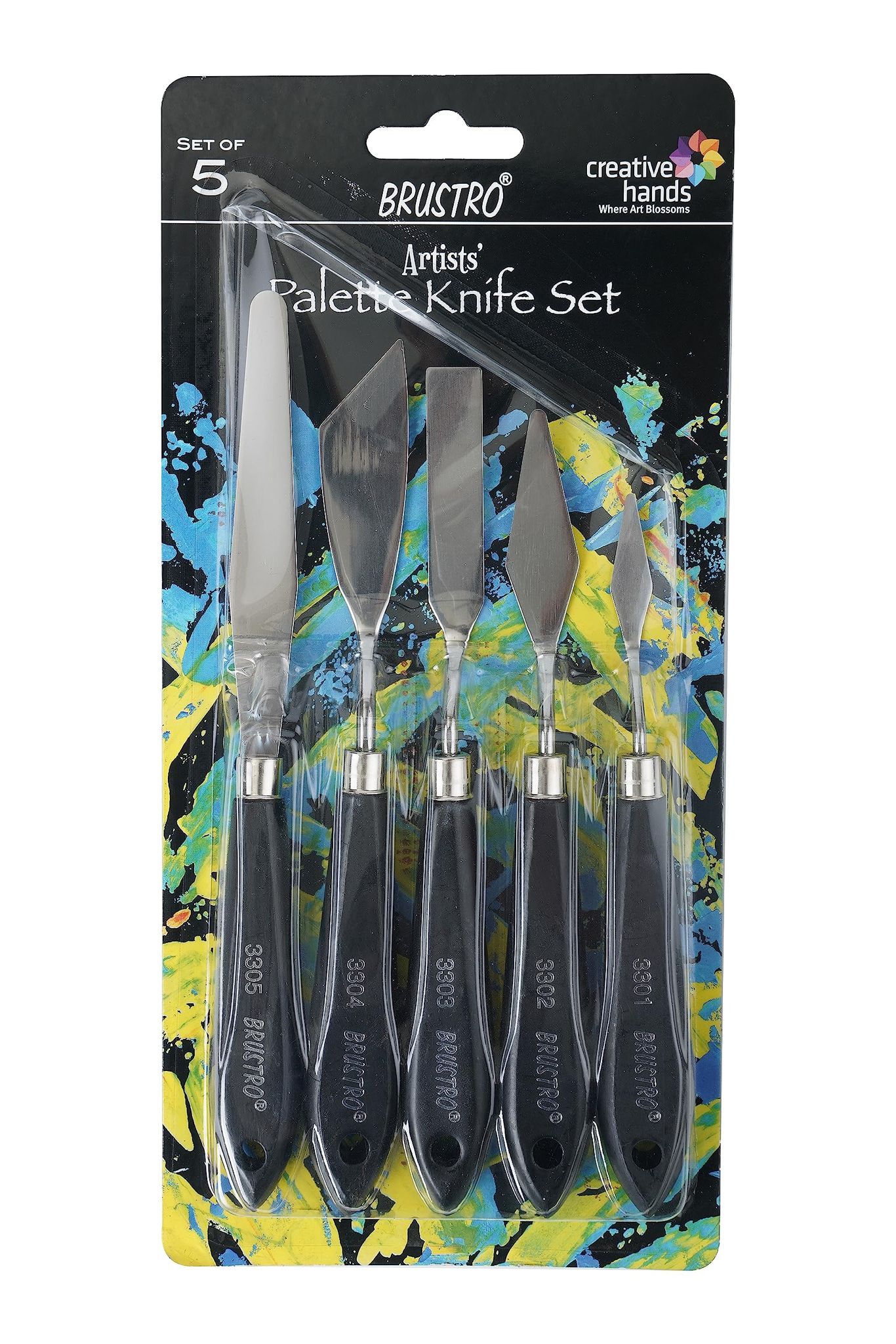 BRUSTRO Artists ’ Palette Knives (Set of 5)
