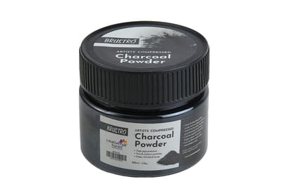 BRUSTRO Artists Compressed Charcoal Powder 100 ml
