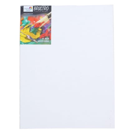 Brustro Artists (20 x 24 Inch) 100% Cotton Canvas Board, Medium Grain, 4 mm Thickness, Pack of 1, Suitable for Oil and Acrylic Paintings Brustro Artists (20 x 24 Inch) 100% Cotton Canvas Board, Medium Grain, 4 mm Thickness, Pack of 1, Suitable for Oil and Acrylic Paintings