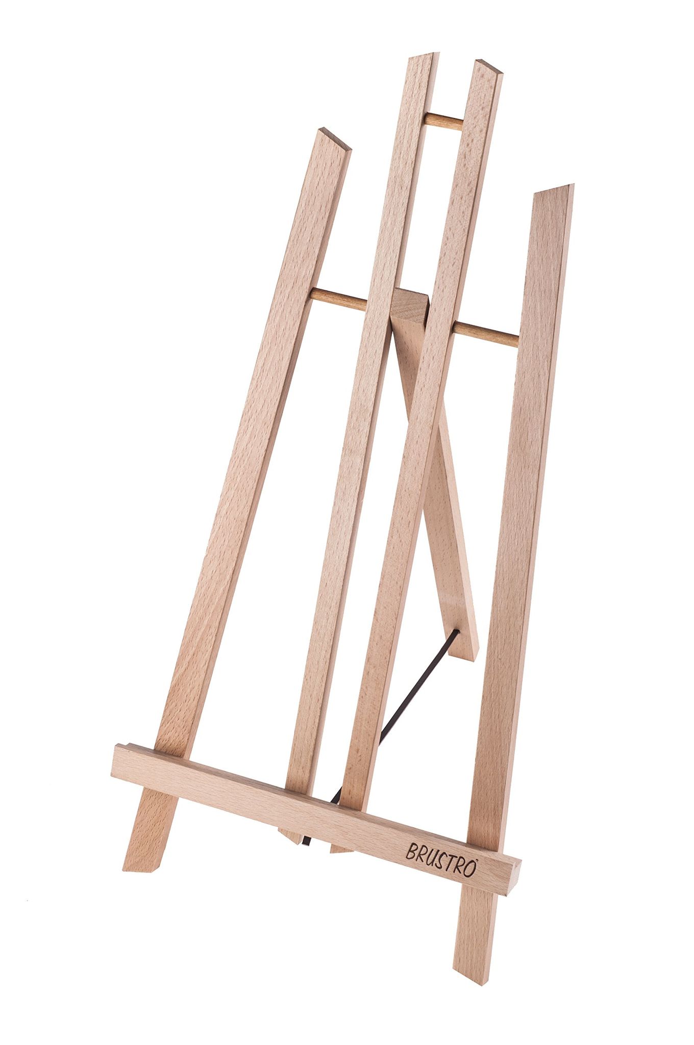 Brustro Artists Small Tabletop A-Frame Wooden Easel Size - 20", Holds Canvases Upto 17.7".