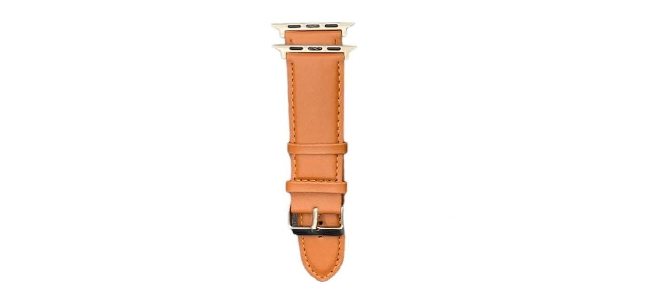 JUSTLY watch strap (38MM 40MM 41MM, BROWN)