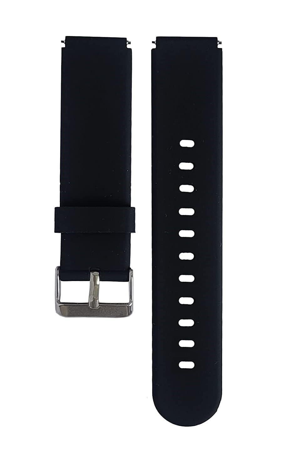 Silicone 19mm Replacement Band Strap Compatible with Fire-Boltt, boAt, Noise, Amazfit All 19mm