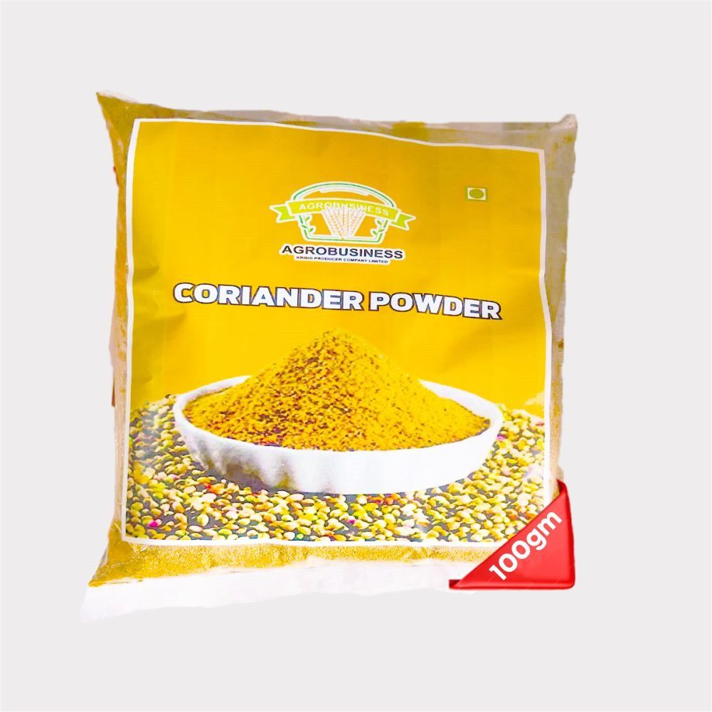 Premium Coriander Powder 100 gm by Agrobusiness Krishi Producer - Fresh, Aromatic & Farm-Ground Goodness! 