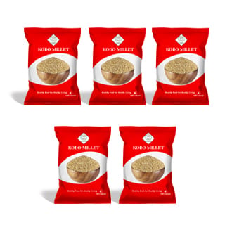 SWASTH Unpolished and Natural Kodo Millet Pack of 5 - 1kg Each (Other Names of Kodo Millet - Koden, Kodra, Varagu, Arikelu, Arika, Harka, Koovaragu, Kodua) SWASTH Unpolished and Natural Kodo Millet Pack of 5 - 1kg Each (Other Names of Kodo Millet - Koden, Kodra, Varagu, Arikelu, Arika, Harka, Koovaragu, Kodua)