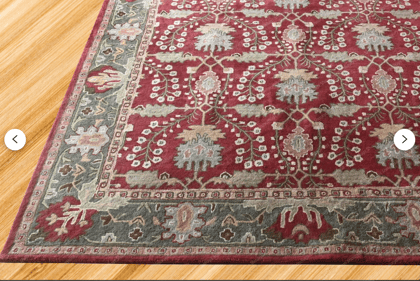 PB Franklin Multi Red Traditional Oriental Style Handmade Tufted 100% Woolen Area Rugs PB Franklin Multi Red Traditional Oriental Style Handmade Tufted 100% Woolen Area Rugs