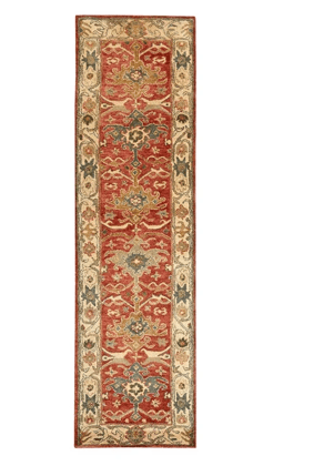 PB Channing Red Handmade Tufted 100% Wool Traditional Oriental Area Rug PB Channing Red Handmade Tufted 100% Wool Traditional Oriental Area Rug