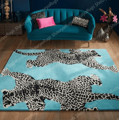 Hand-Tufted Tiger Animal Rug Hand-Tufted Tiger Animal Rug