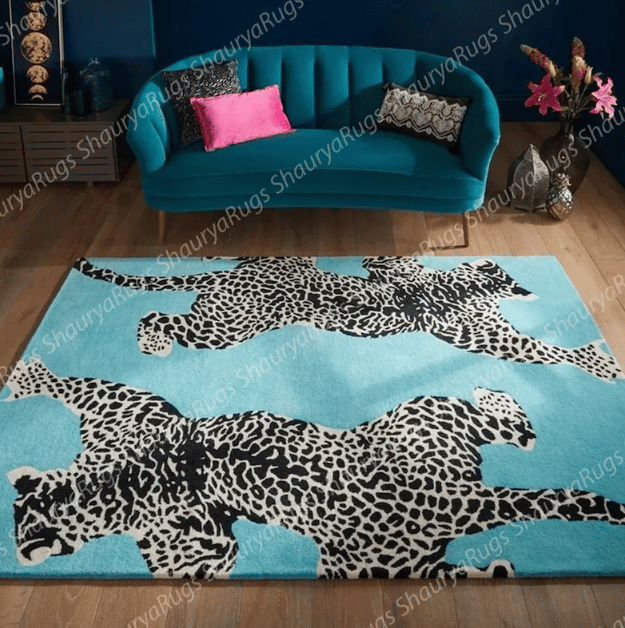 Hand-Tufted Tiger Animal Rug