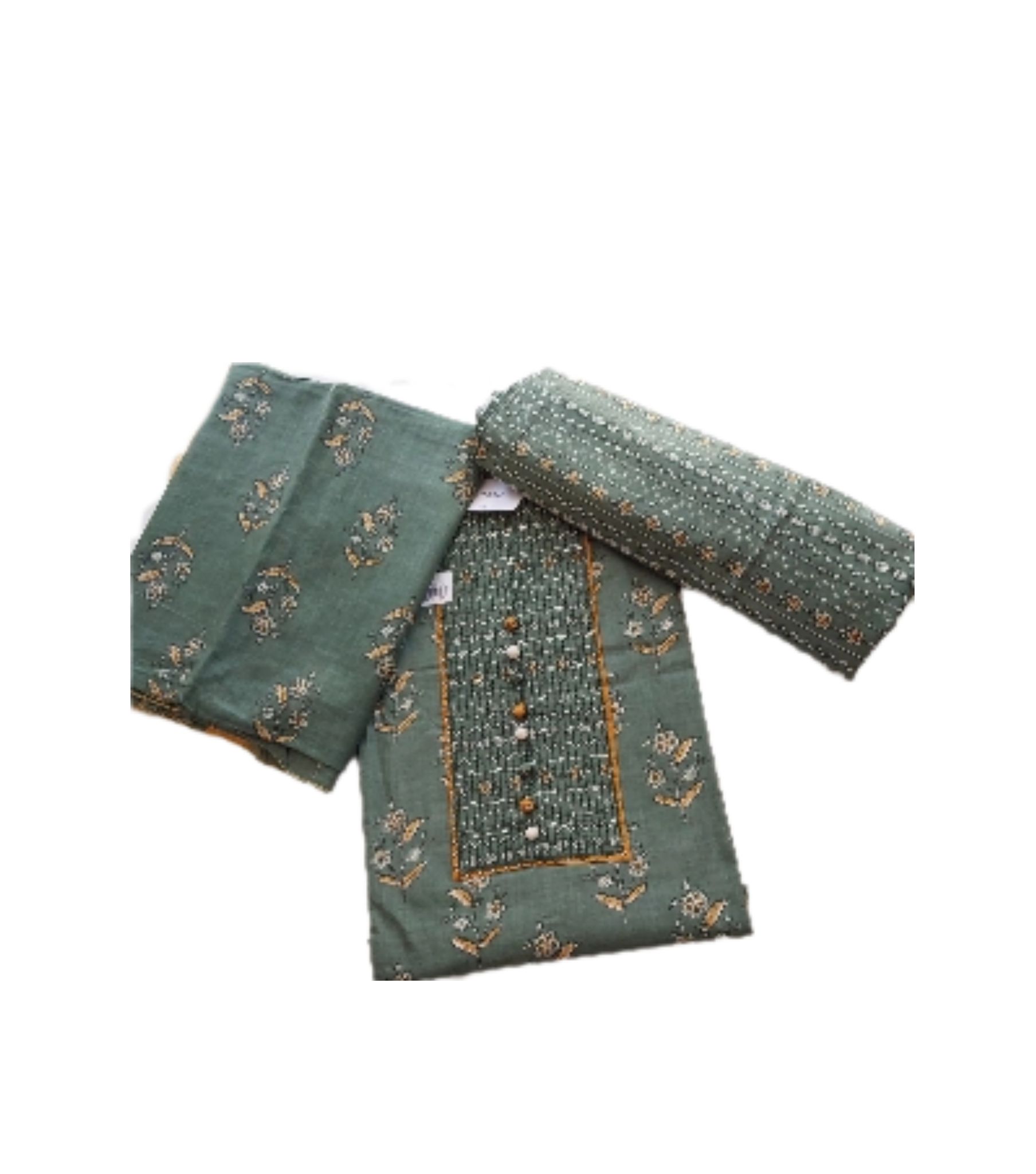 Gulmohur Cotton Block Print Suit