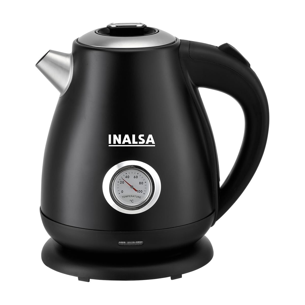 INALSA English Finish Electric kettle|Analogue Temperature Display