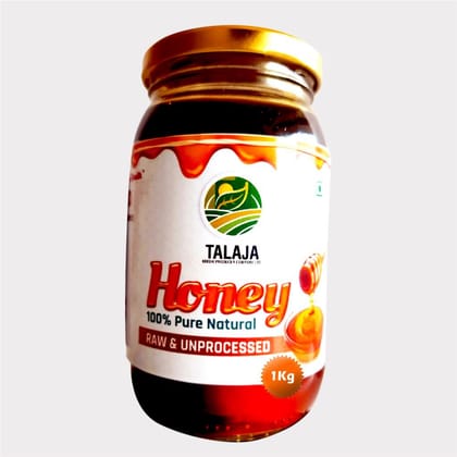 Honey 1 Kg by Tajala Krishi Producer – Pure, Raw, Unprocessed Natural Honey. 