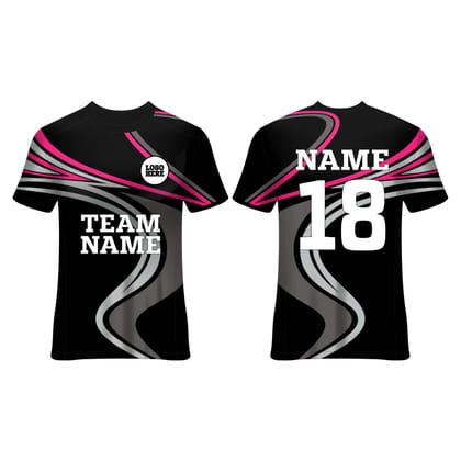 NEXT PRINT Customized Sublimation Printed T-Shirt Unisex Sports Jersey Player Name & Number, Team Name And Logo.2080353490