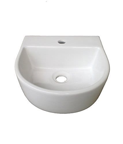 Belmonte Table Top/Wall Hung Wash Basin Spa 13 Inch x 13 Inch - Ivory