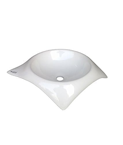 Belmonte Table Top Wash Basin Star 24 Inch x 19 Inch - White