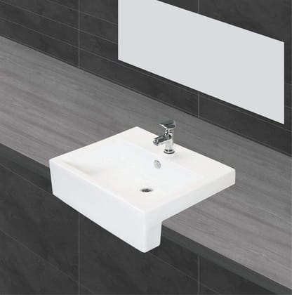 Belmonte Ceramic Table Top Wash Basin/Sink Nabulla 19.50 Inch x 18.50 Inch