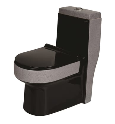 Belmonte Ceramic Designer One Piece Western Toilet Commode Water Closet EWC Dune Outlet Location Floor Side Bottom S Trap Distance 215mm 8.5 Inch Rustic Black Color Belmonte Ceramic Designer One Piece Western Toilet Commode Water Closet EWC Dune Outlet Location Floor Side Bottom S Trap Distance 215mm 8.5 Inch Rustic Black Color