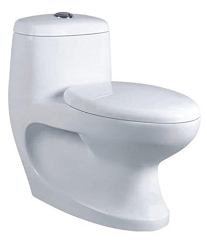 Belmonte Ceramic Floor Mounted One Piece Water Closet/Western Commode/Toilet/EWC Cally P Trap 70cm x 38cm x 66cm
