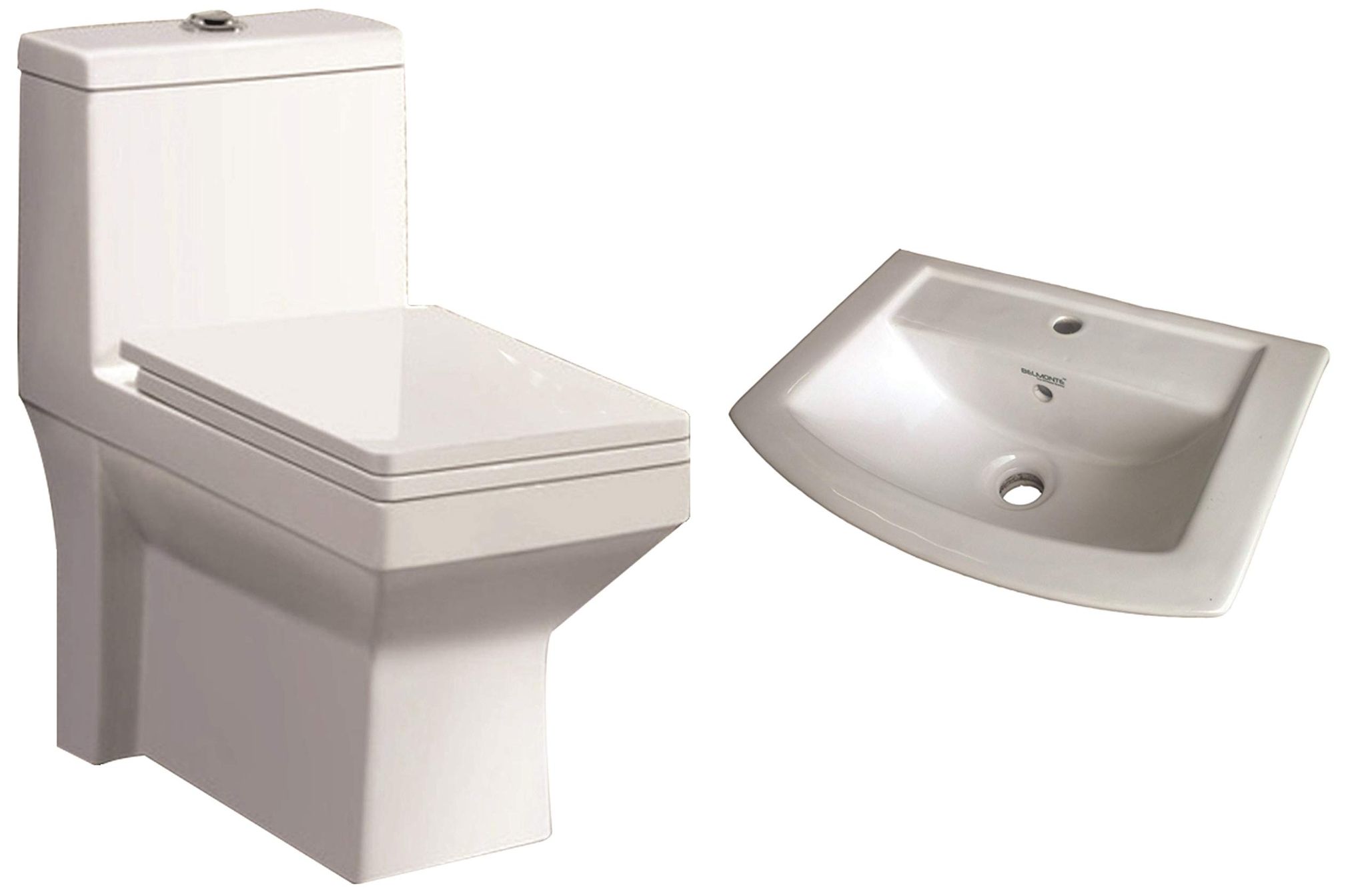 Belmonte Ceramic Floor Mounted One Piece Commode Water Closet Ripone Outlet Location Floor Side Bottom S Trap Distance 225mm 9 Inch - White