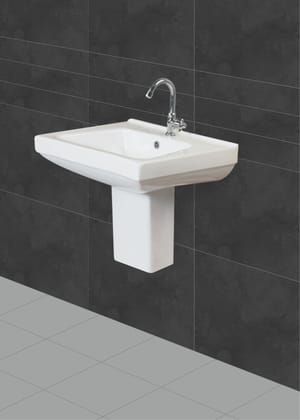 Belmonte Half Pedestal Wash Basin Sofia Belmonte Half Pedestal Wash Basin Sofia