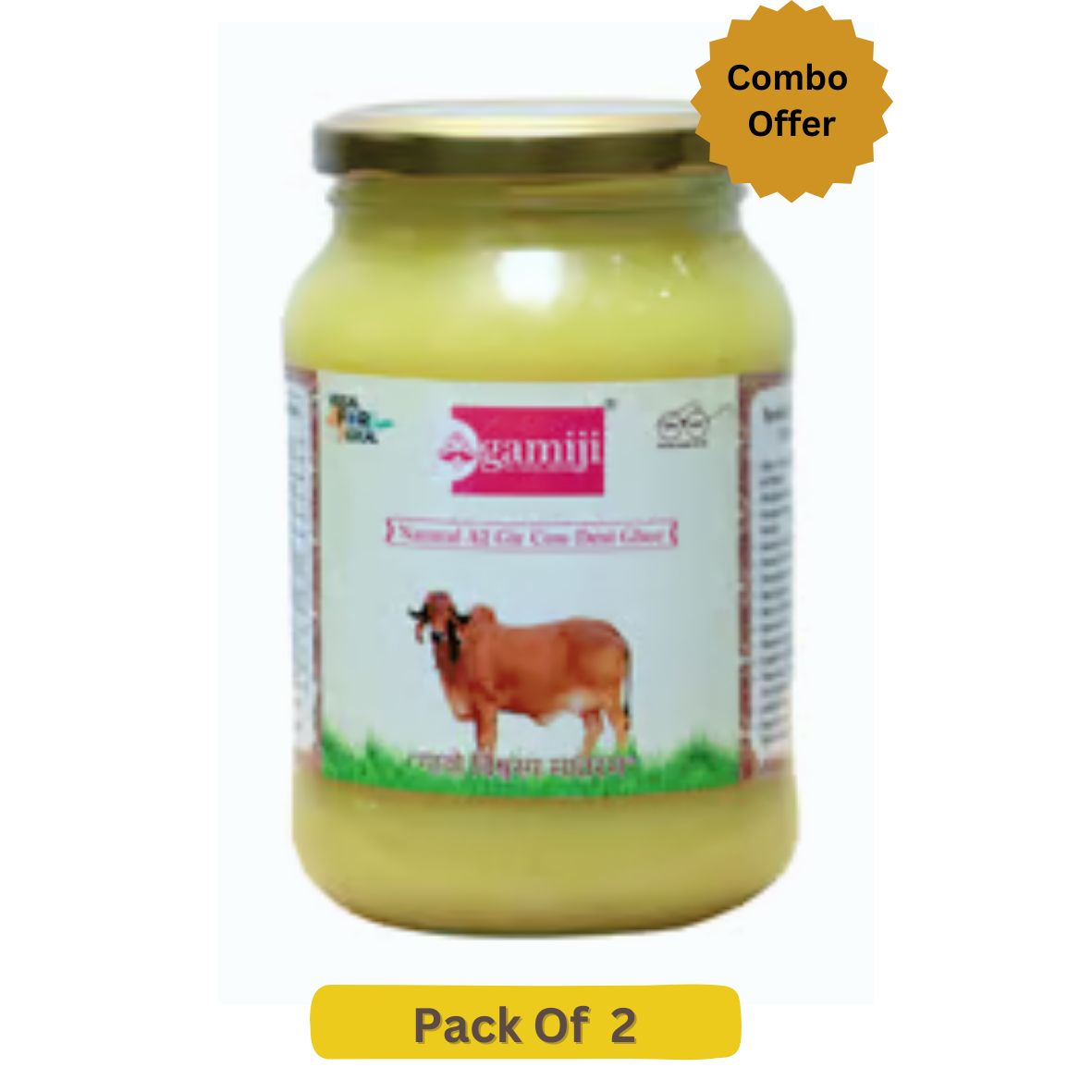 Gamiji - A2 Desi Gir Cow Ghee | Pack of 2
