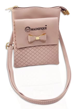Magnifique Women's Hand/Sling/Side Bag/purse Polyurethane Western (Clear)