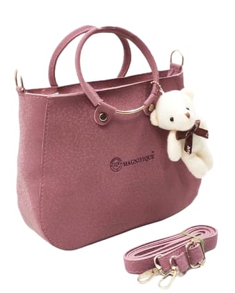 Magnifique Women's Hand/Sling/Side Bag/purse Polyurethane Western (Pink) Magnifique Women's Hand/Sling/Side Bag/purse Polyurethane Western (Pink)