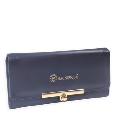 Magnifique Women's Hand/Sling/Side Bag/purse Polyurethane Western (Blue) Magnifique Women's Hand/Sling/Side Bag/purse Polyurethane Western (Blue)