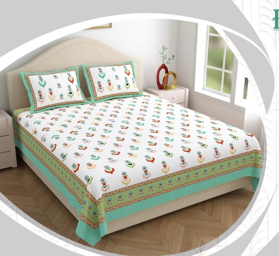 PURE COTTON &nbsp;KING SIZE FITTED BEDSHEETS