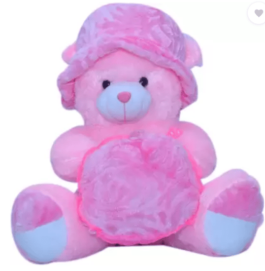 Joey Toys C Teddy - 19.6 inch  (Pink)