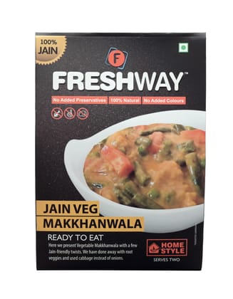 Freshway Veg Makkhanwala Ready To Eat Freeze Dried with No Added Preservatives and Colors Freshway Veg Makkhanwala Ready To Eat Freeze Dried with No Added Preservatives and Colors