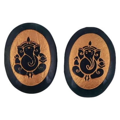 Krishna Impex Semi Precious Stone Green Jade Ganesha Pendant For Men And Women