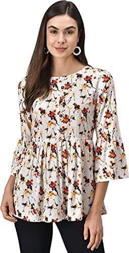 Kulfi Rayon Tunics Tops for Women