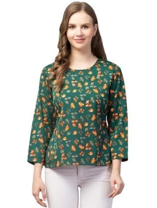 Kulfi Women's Floral Printed Regular Use Top