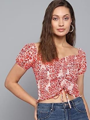 Kulfi Super Fancy Crop Top for Women and Girls