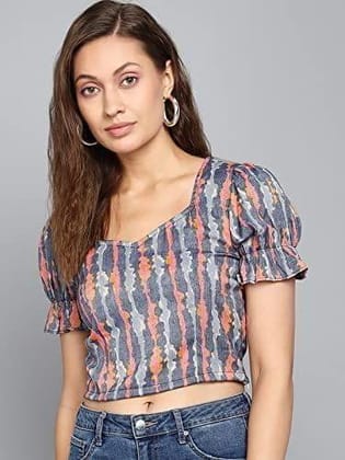 Kulfi Superb Trendy sort Sleeve Top for Women and Girls