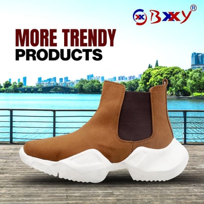 Bxxy's Designer Slip-on Boots For Men Bxxy's Designer Slip-on Boots For Men