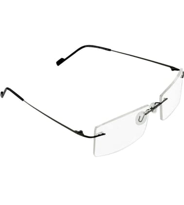Jodykoes Premium Rimless Rectangle Frame (Black)