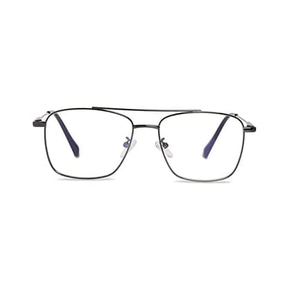 Jodykoes Designer Looking Metal Square Frame (Grey)
