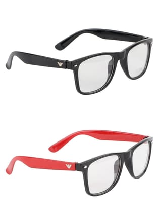 Jodykoes Square Shape Light Weight Frame Spectacle Eyewear Eyeglasses (Pack of 2) Jodykoes Square Shape Light Weight Frame Spectacle Eyewear Eyeglasses (Pack of 2)