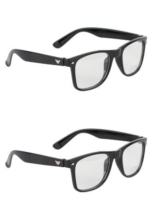 Jodykoes Square Shape Light Weight Frame Spectacles Eyewear Eyeglasses (Pack of 2) Jodykoes Square Shape Light Weight Frame Spectacles Eyewear Eyeglasses (Pack of 2)